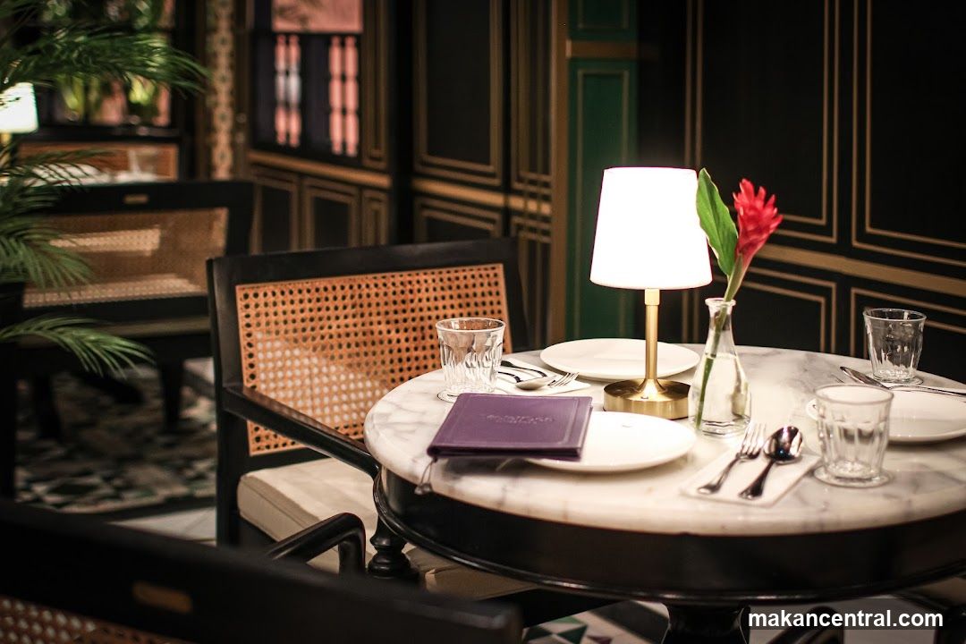 Restaurant Interior Table Setting