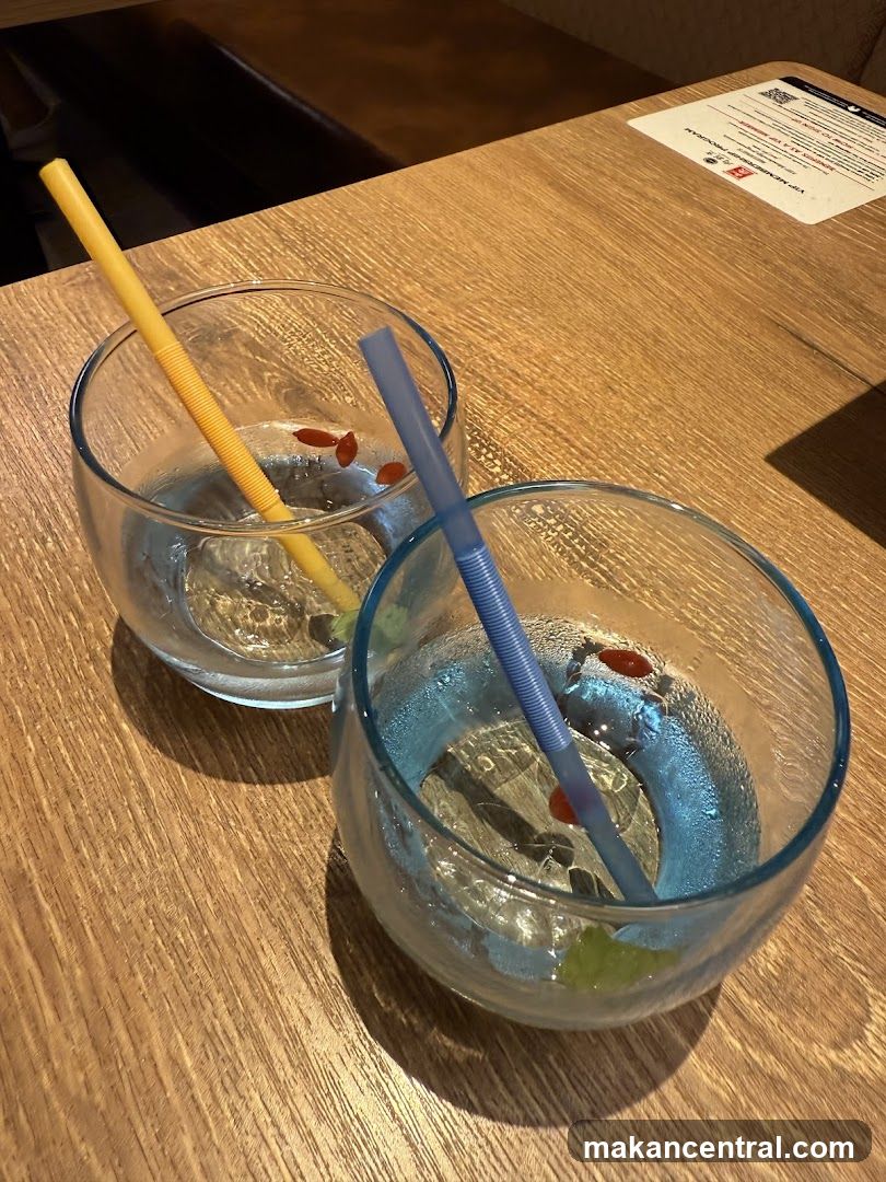 Table with drinks