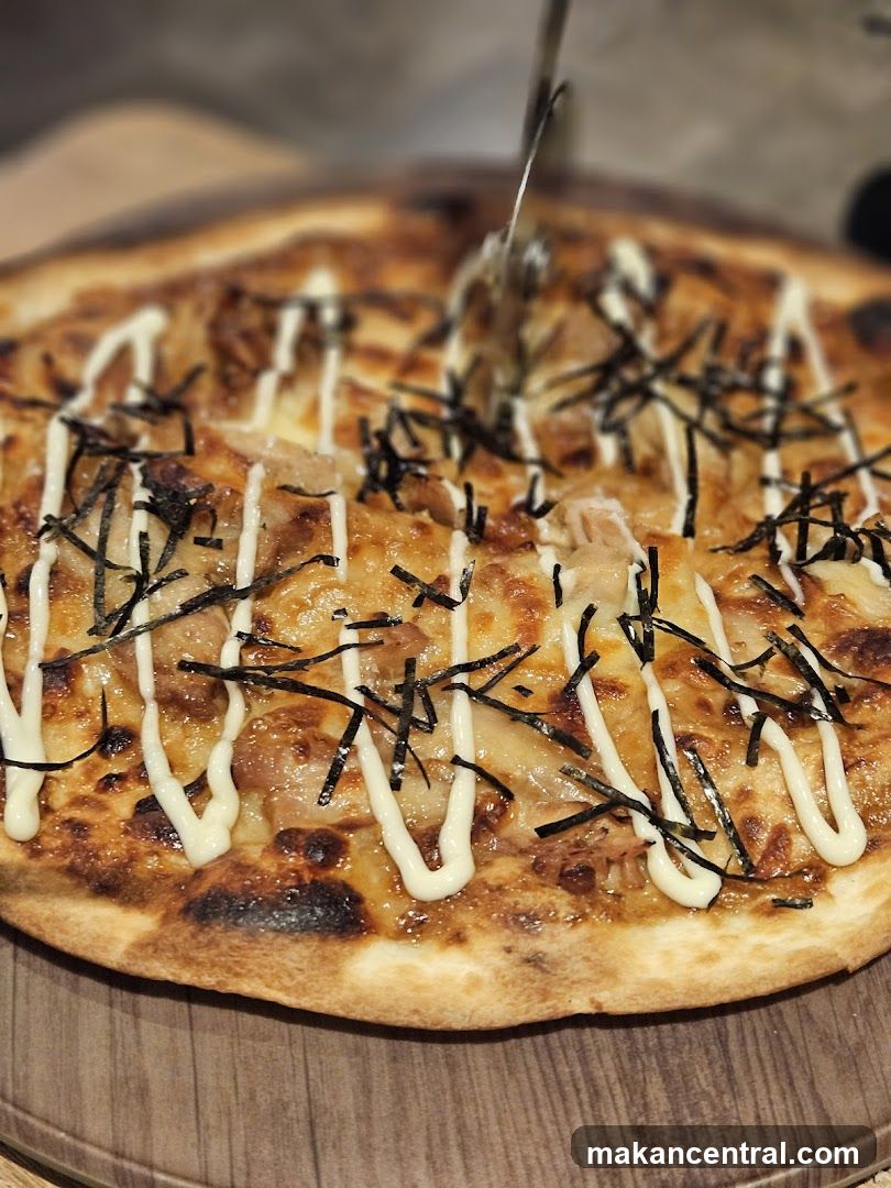 Pizza with toppings