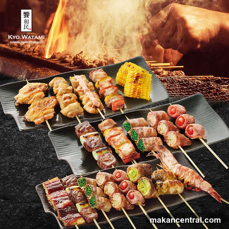 Kyo Watami Grilled Food Display