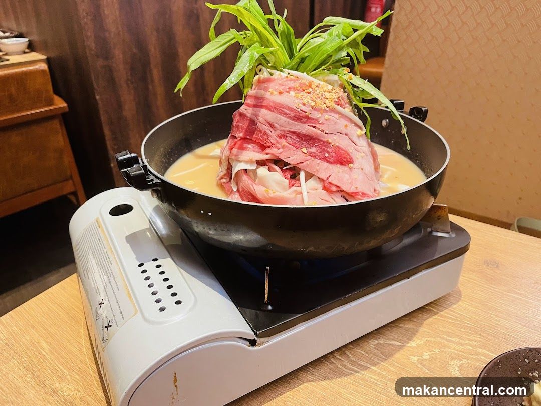 Hot Pot Dish on Portable Stove