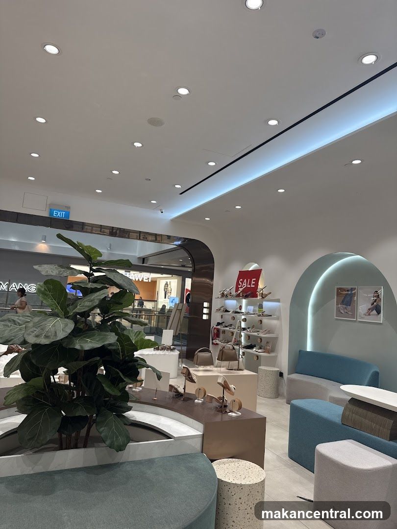 Interior of retail space