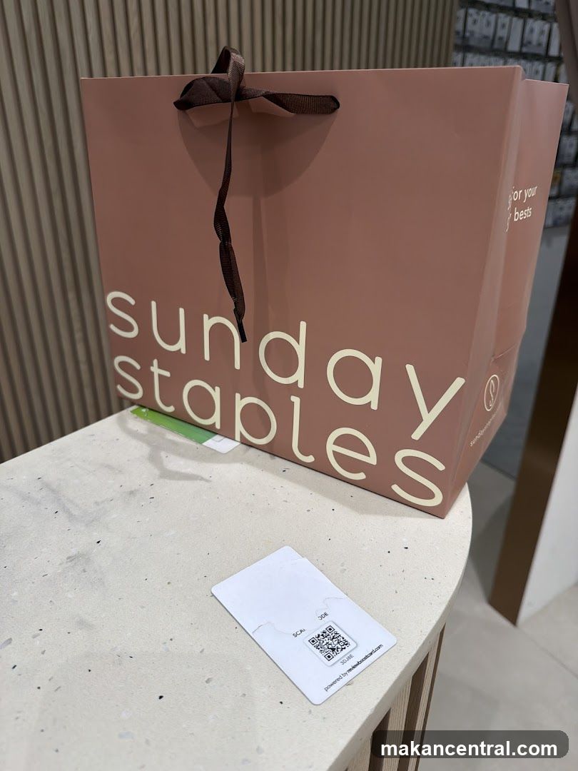 Sunday Staples shopping bag