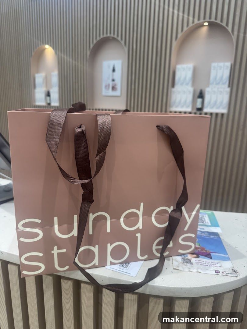 Sunday Staples shopping bag
