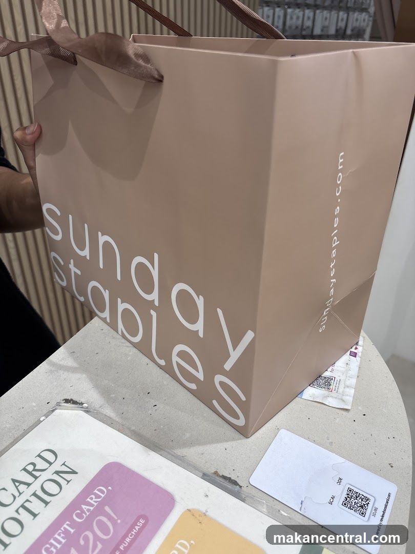 Sunday Staples shopping bag