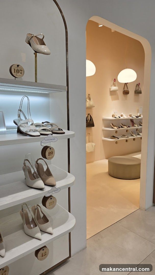 Interior Shoe Store Display