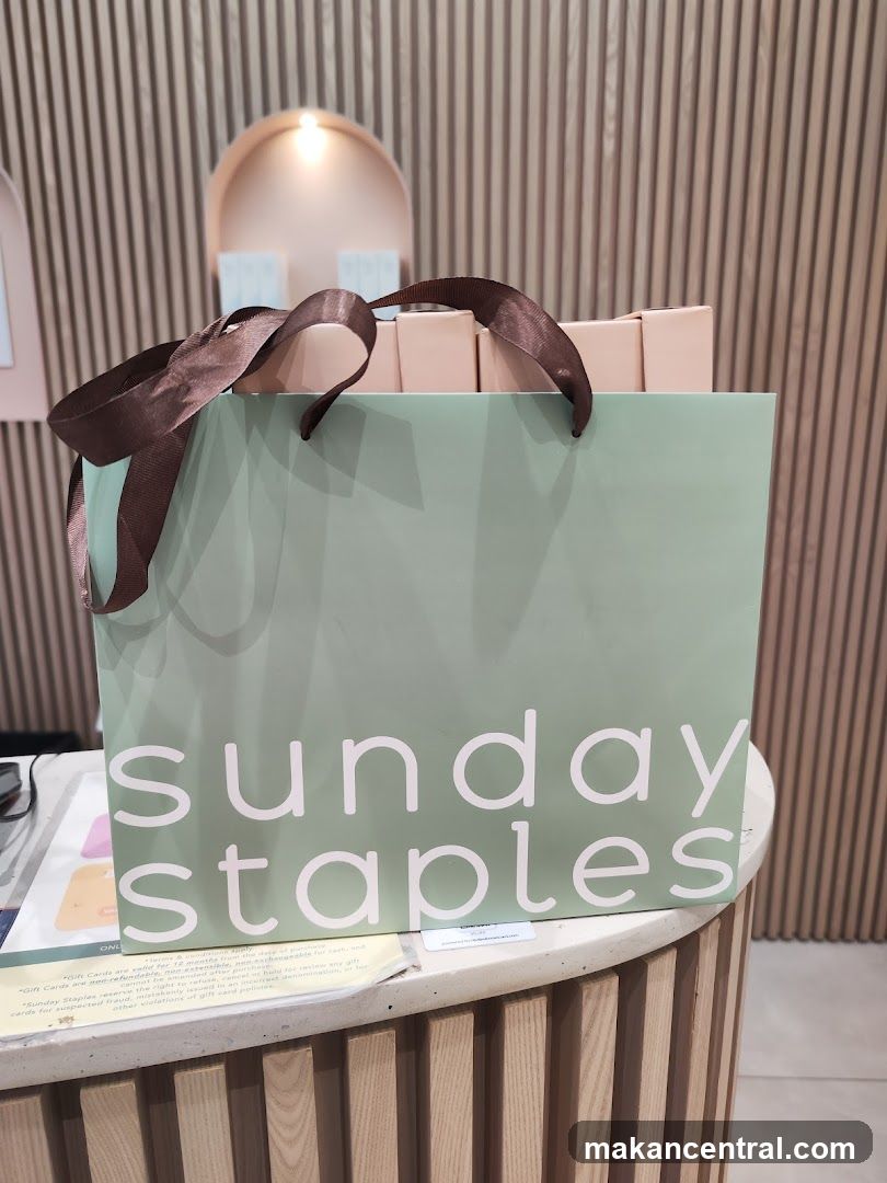 Sunday Staples shopping bag