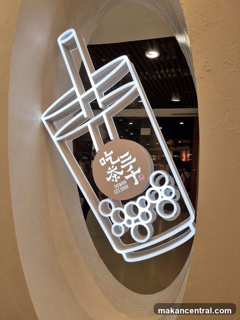 Boba Tea Shop Interior Signage