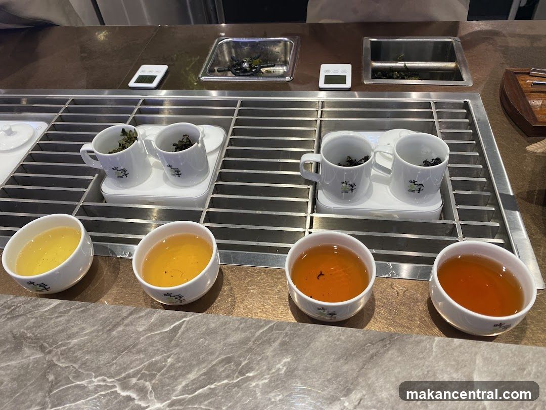 Tea tasting station