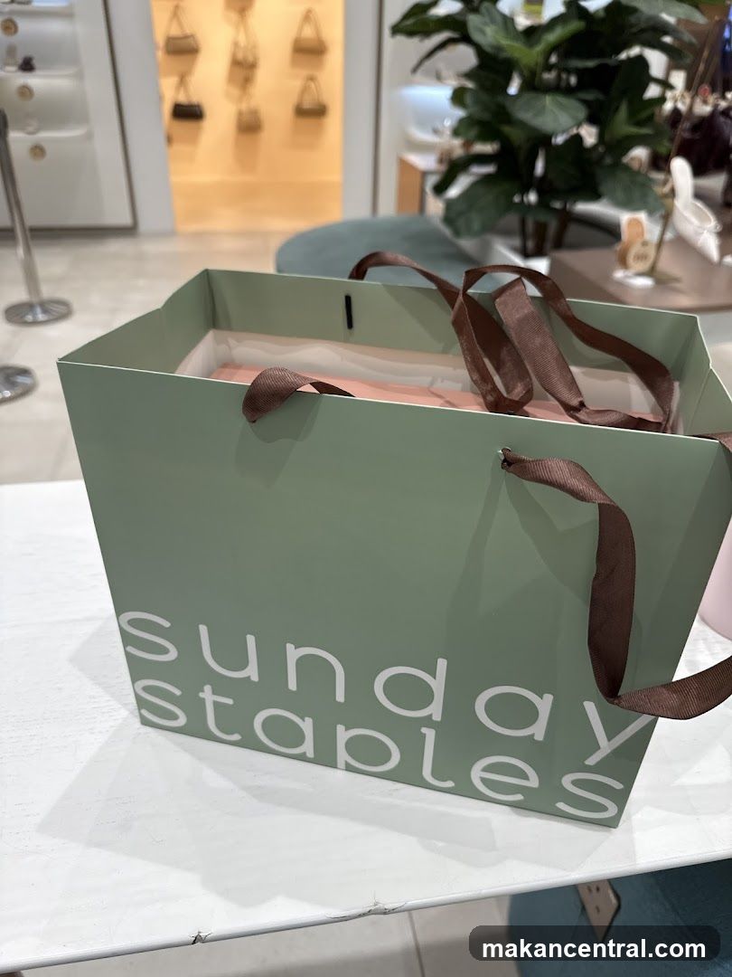 Sunday Staples shopping bag
