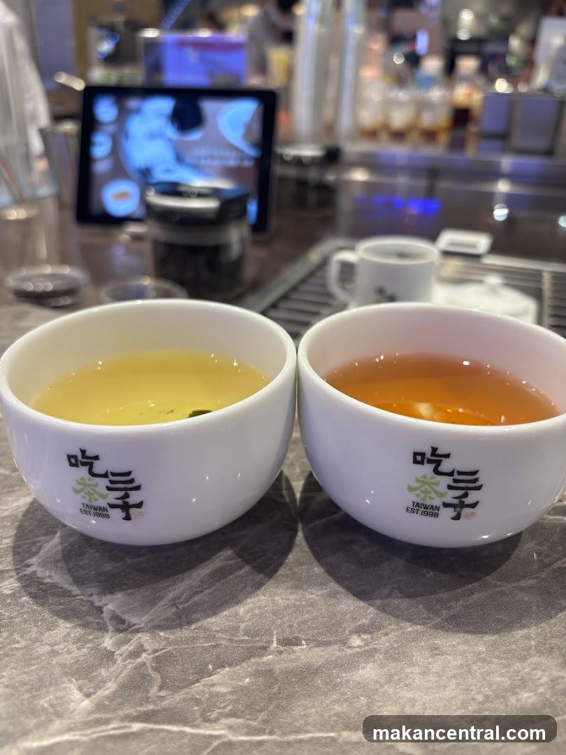 Tea cups at counter