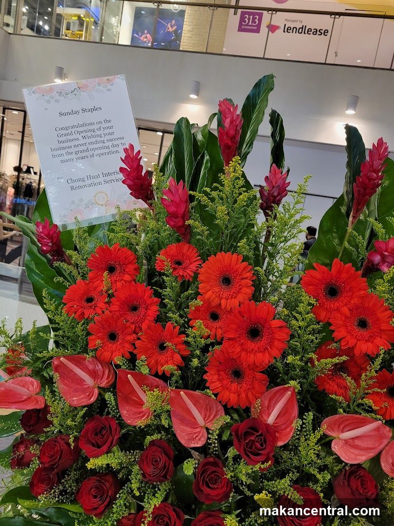 Floral Arrangement with Congratulatory Card