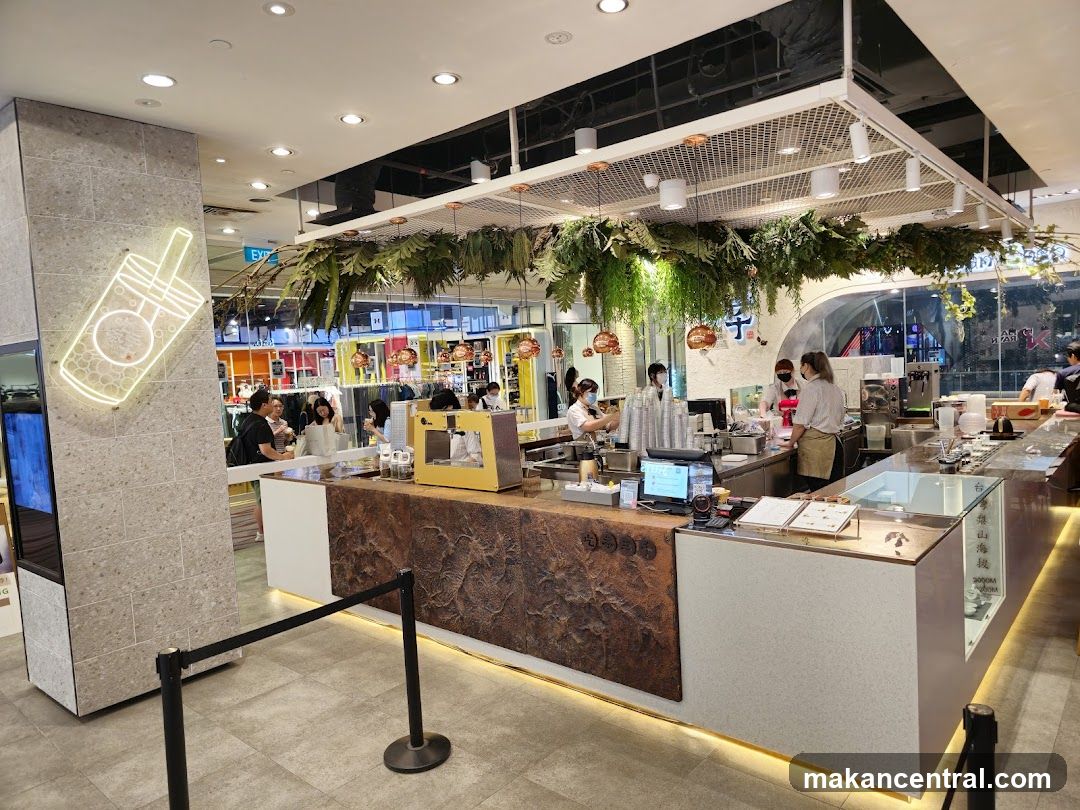 Interior of a beverage shop
