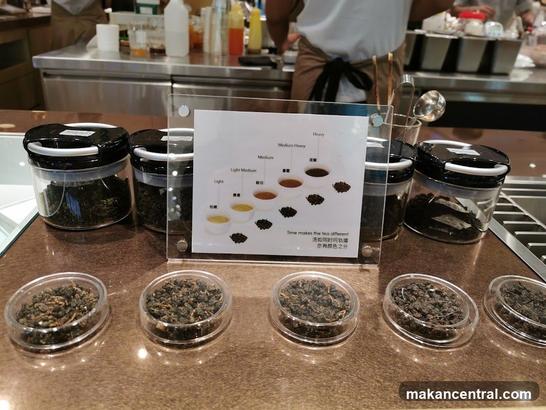 Tea Display at Counter