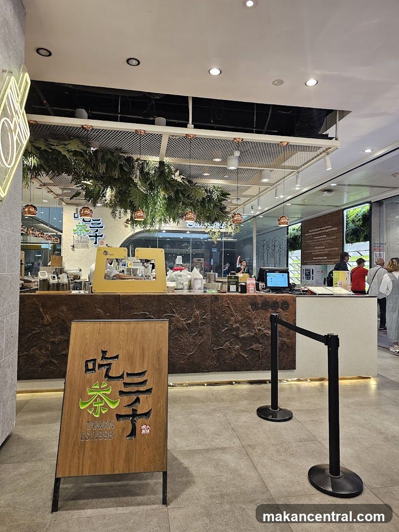 Interior of a Taiwanese tea shop