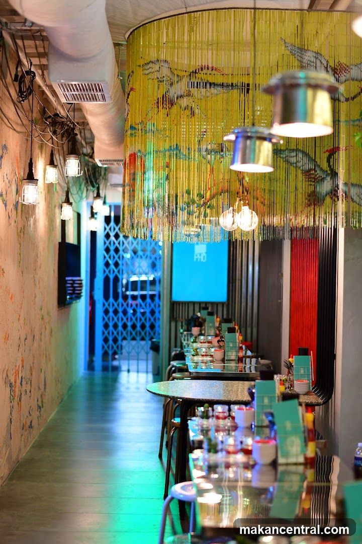 Interior of a restaurant or bar