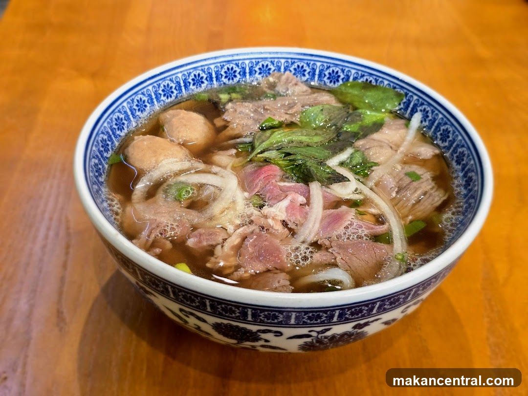 Pho in a bowl