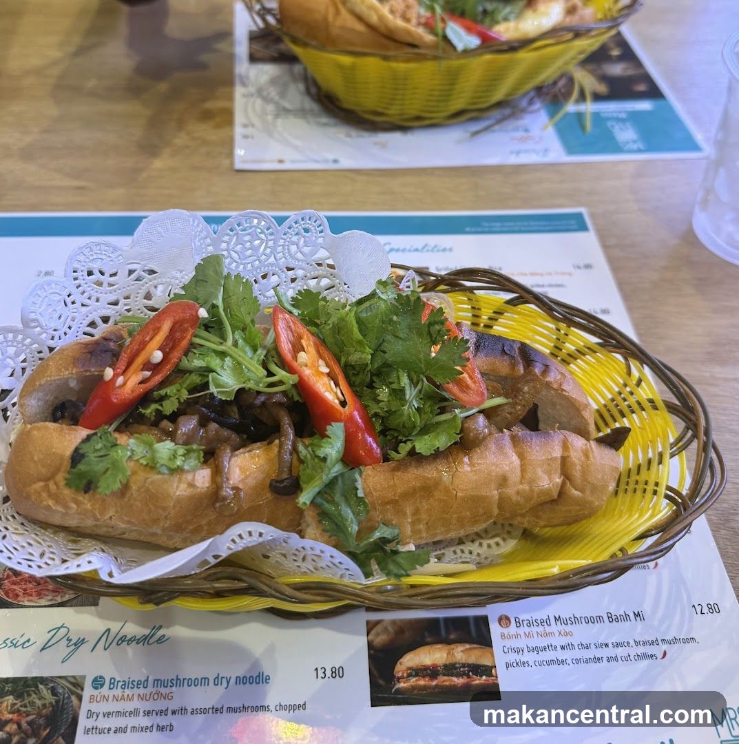 Bánh Mì Dish on Table