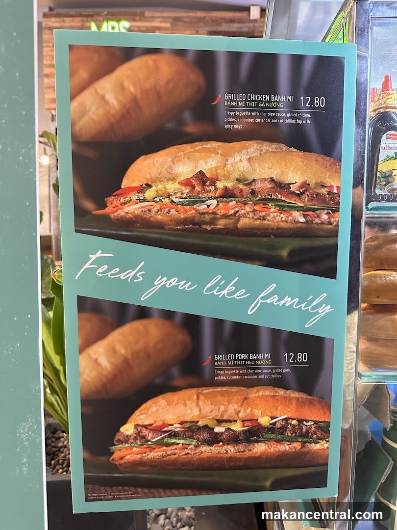 Banh Mi Menu Board