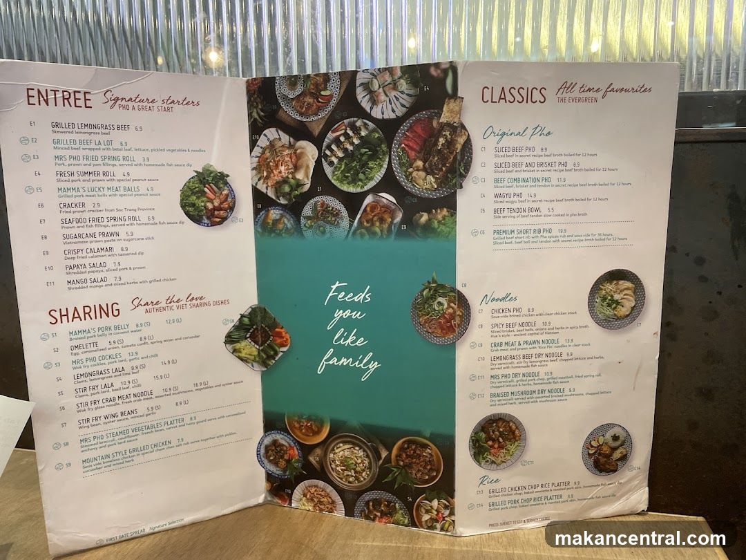 Pho A Great Start Menu