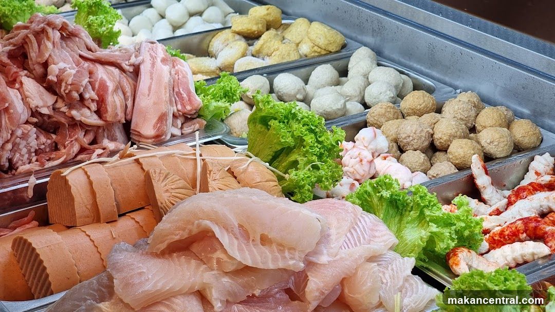 Hot Pot Ingredients Display