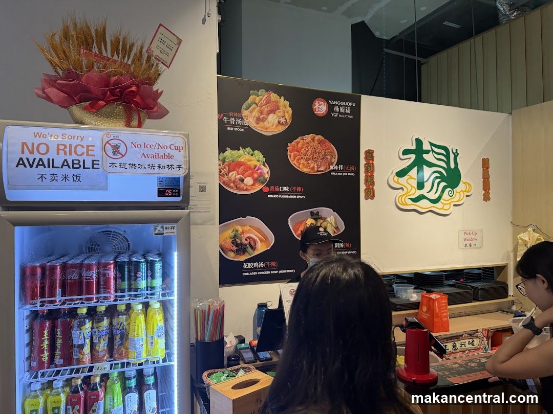 Interior of a food stall