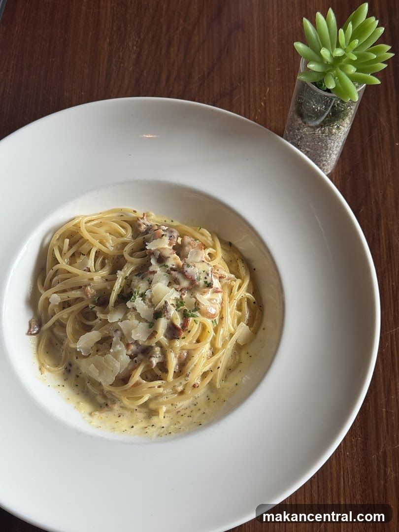 Pasta Dish on Wooden Table