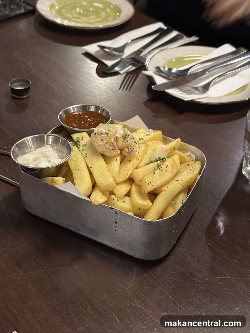 Table with Food Service