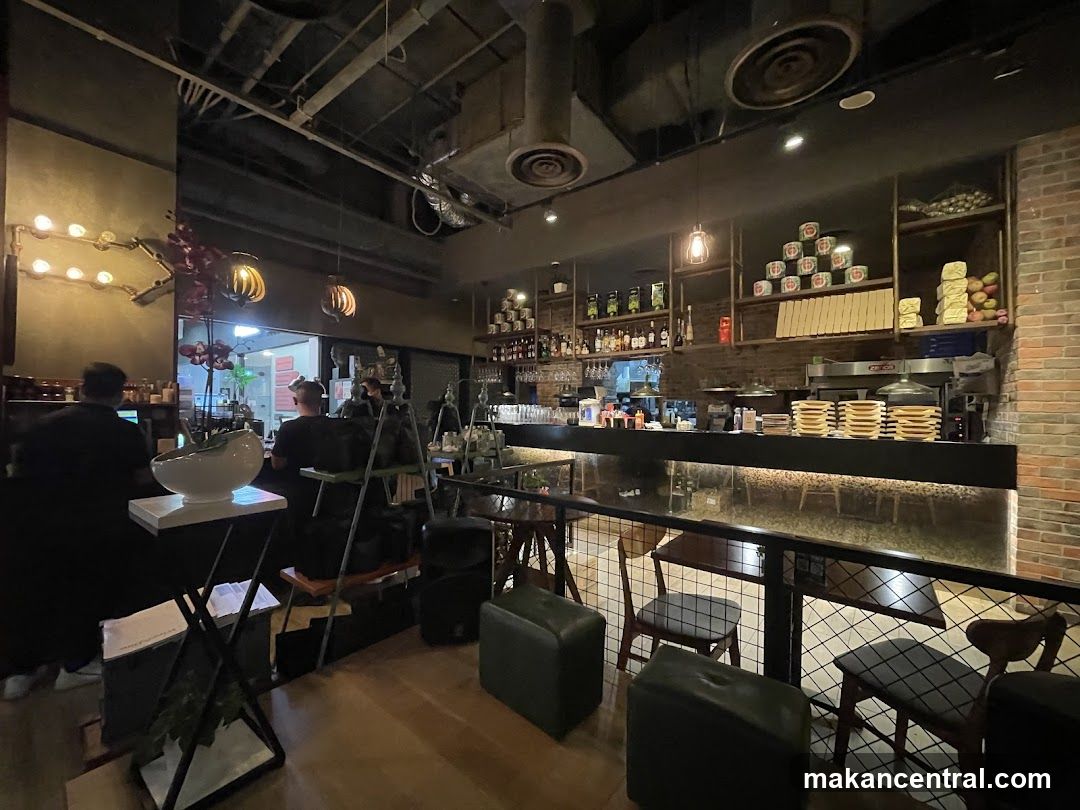 Interior of a café or bar