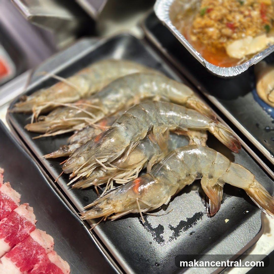 Grilled Seafood Display