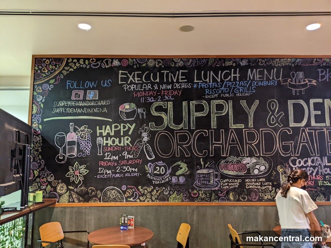 Supply & Demand Orchardgate Executive Lunch Menu