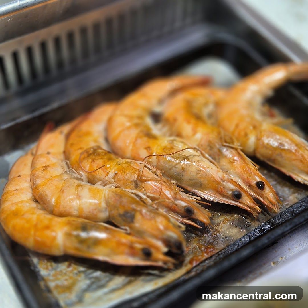 Grilled Shrimp on Grill