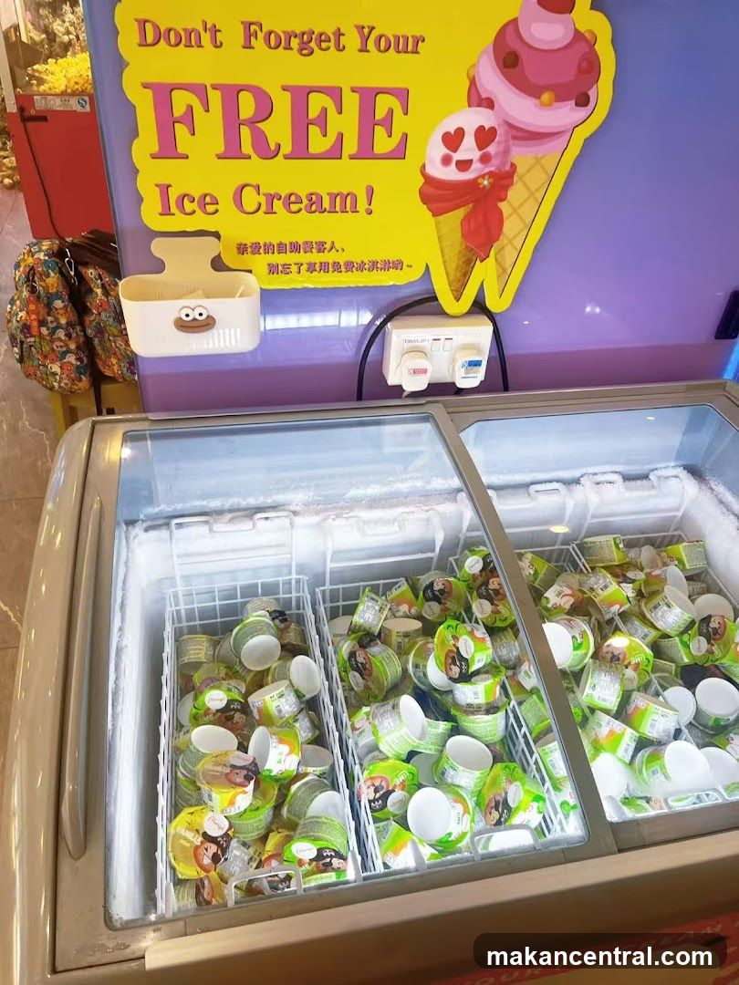 Ice Cream Display Area