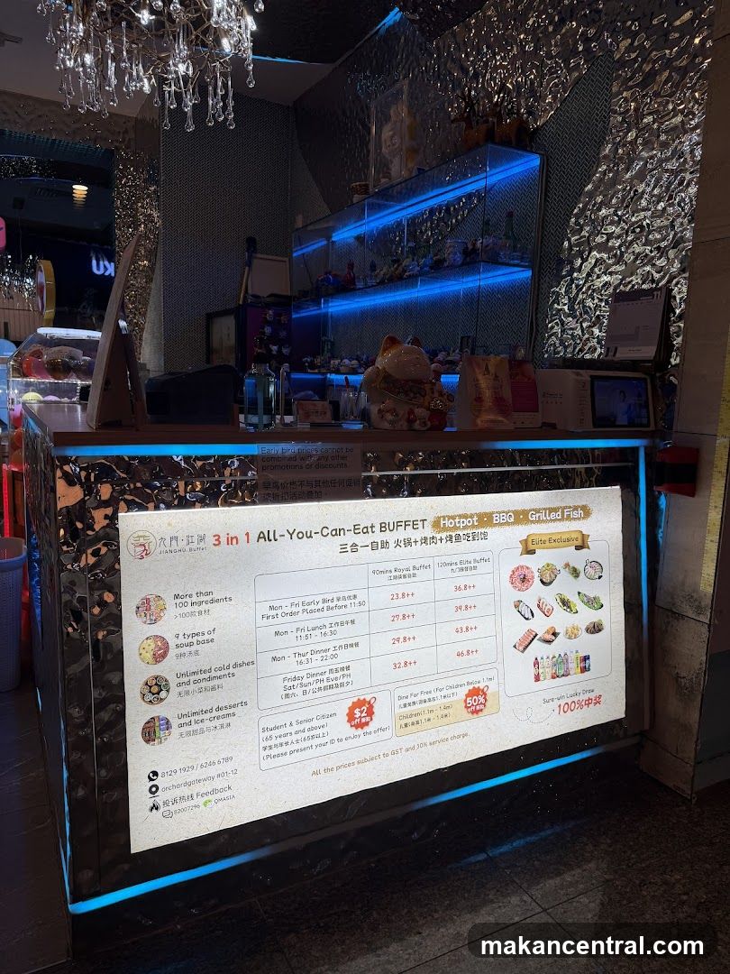 Jiangyin Buffet Menu Board
