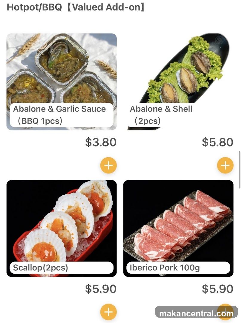 Hotpot/BBQ Valued Add-on