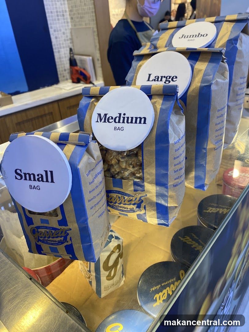 Popcorn Bags Display