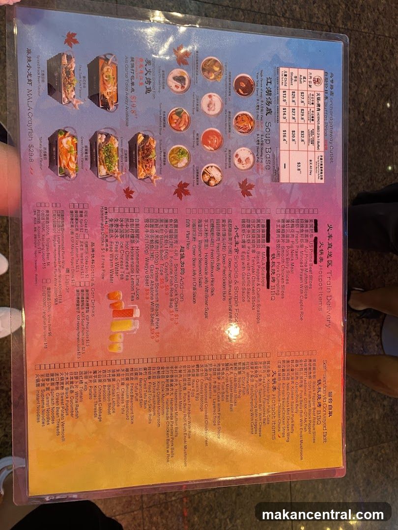 Restaurant Menu