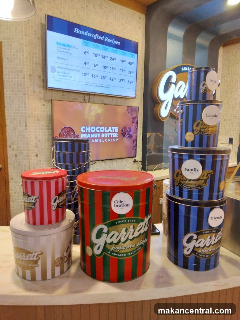 Garrett Popcorn Shops Interior Display