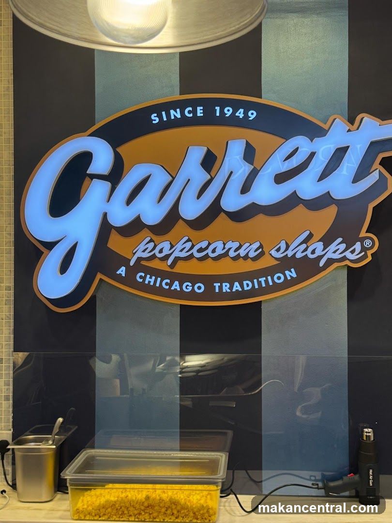 Garrett Popcorn Shops interior signage