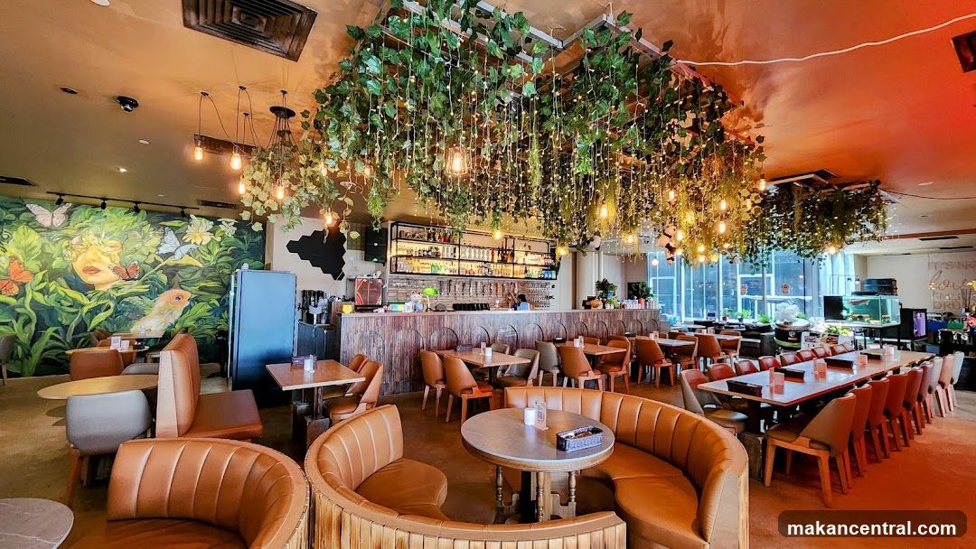 Interior of a café or restaurant