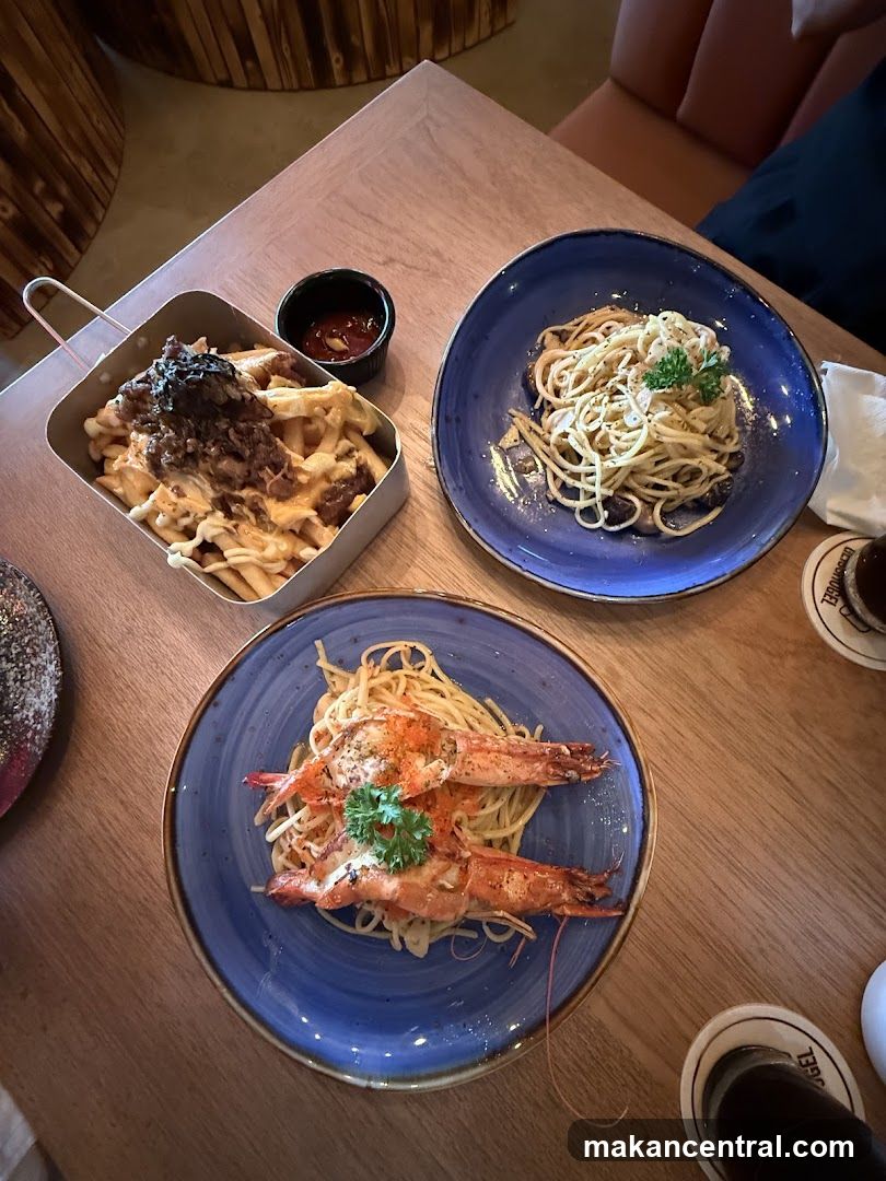 Dining Table with Food