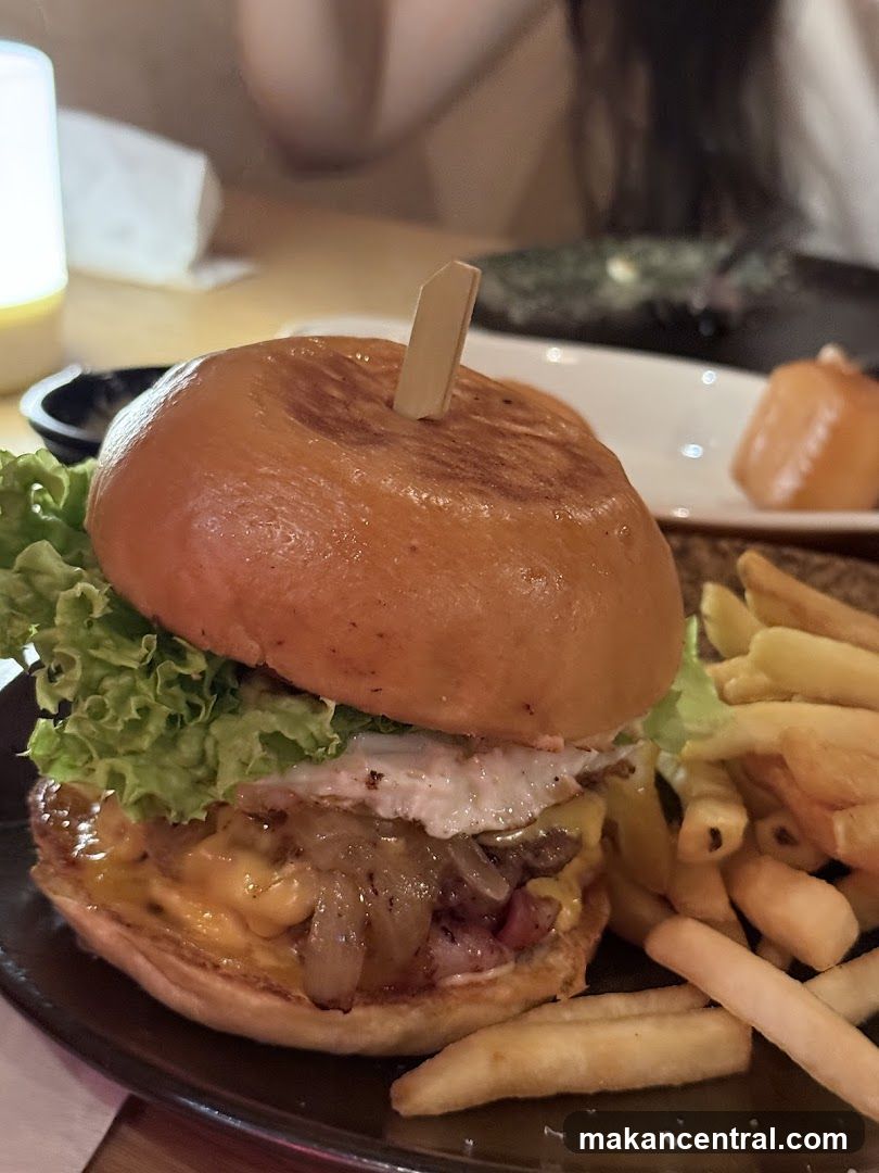Burger and Fries