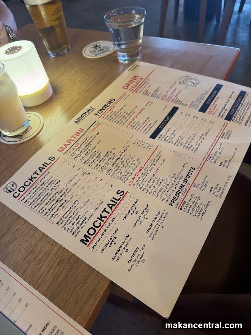 Bar Menu