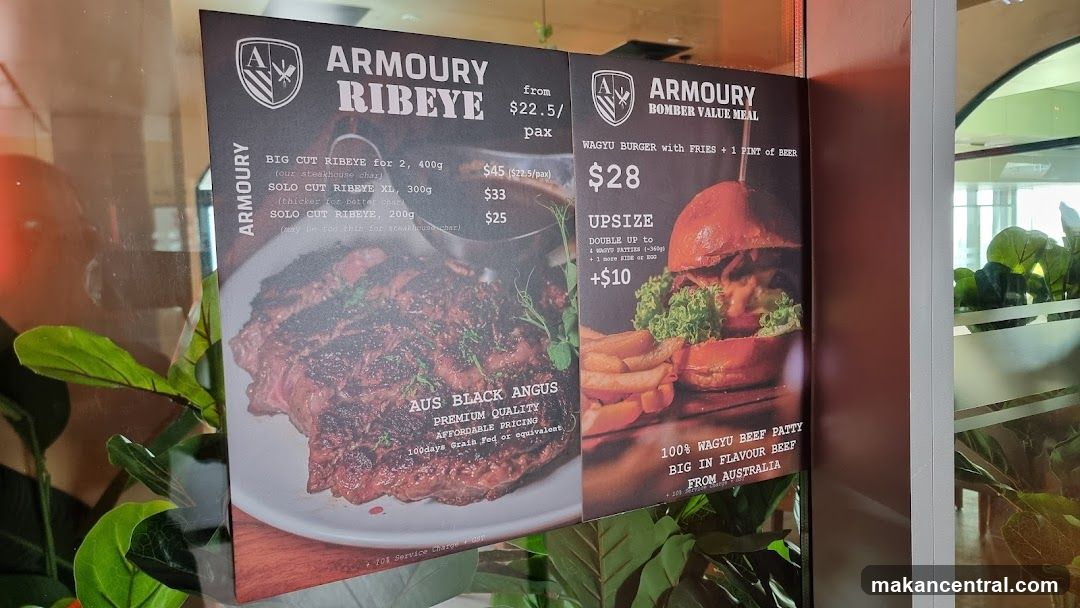 Armoury Ribeye Menu Board