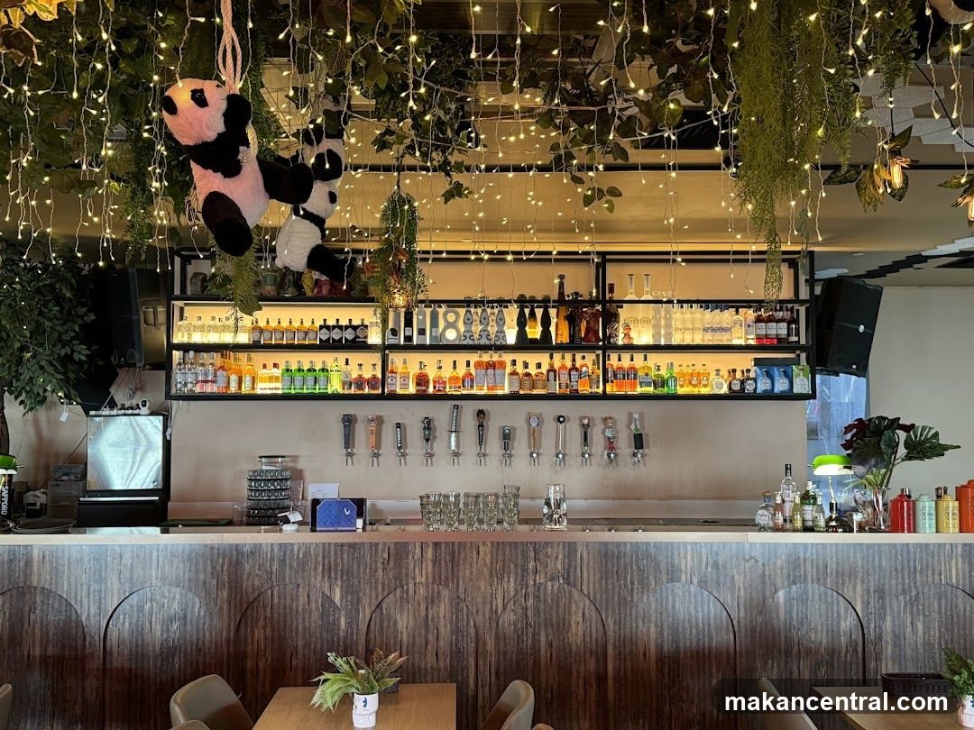 Bar Interior with Decorative Elements