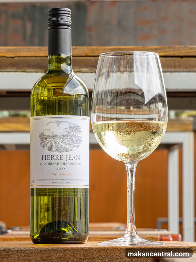 Wine Bottle and Glass