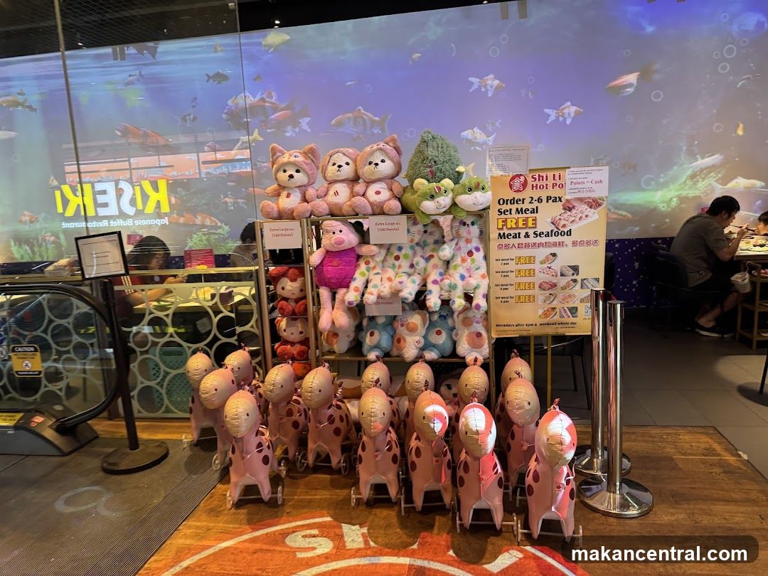 Storefront Interior with Promotional Displays