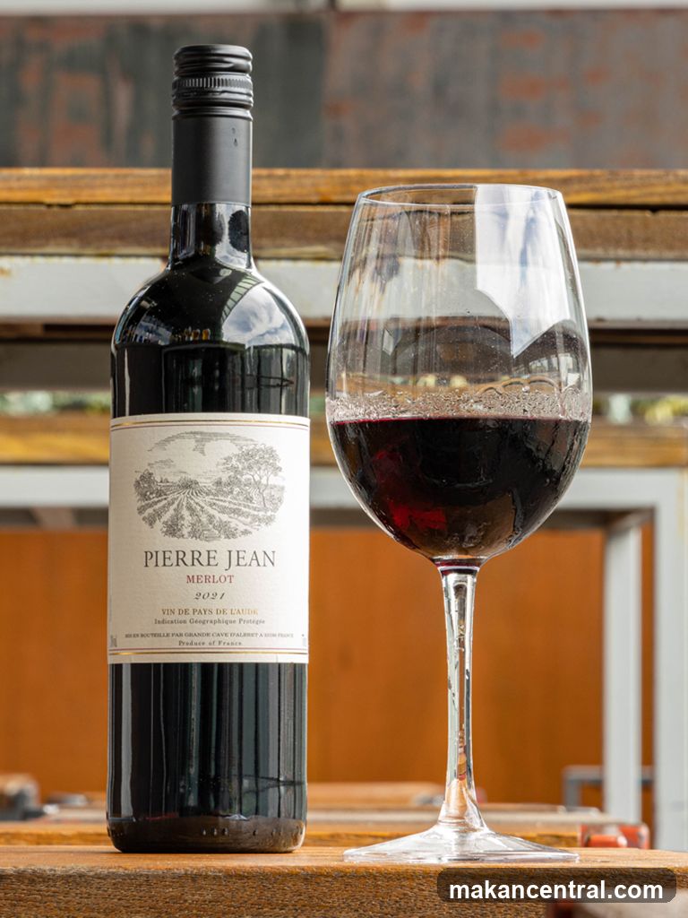 Wine Bottle and Glass
