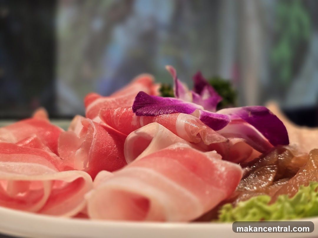 Raw Meat Dish with Garnish