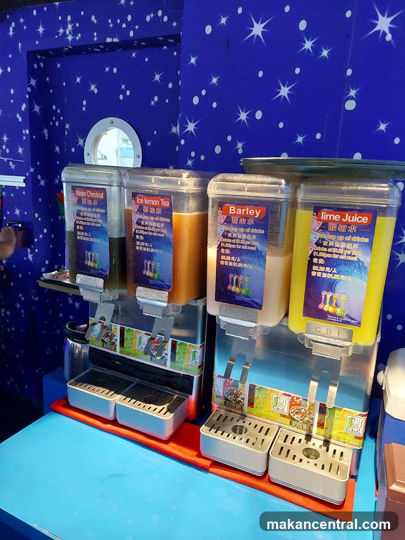 Beverage dispensers in themed setting